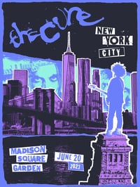 The Cure – NYC Event Poster June 20 – Colorway 2