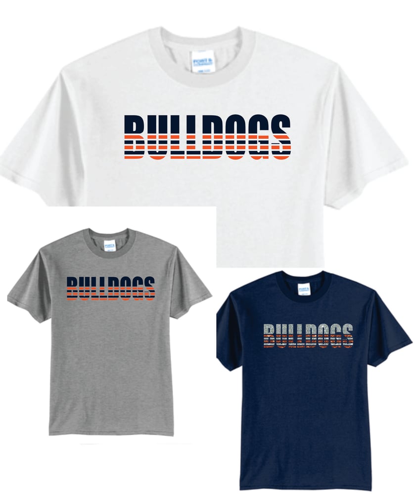 Image of Bulldog SplitLine Design Tshirt