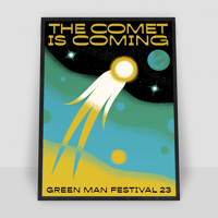 Image 1 of The Comet Is Coming Screenprinted Gigposter