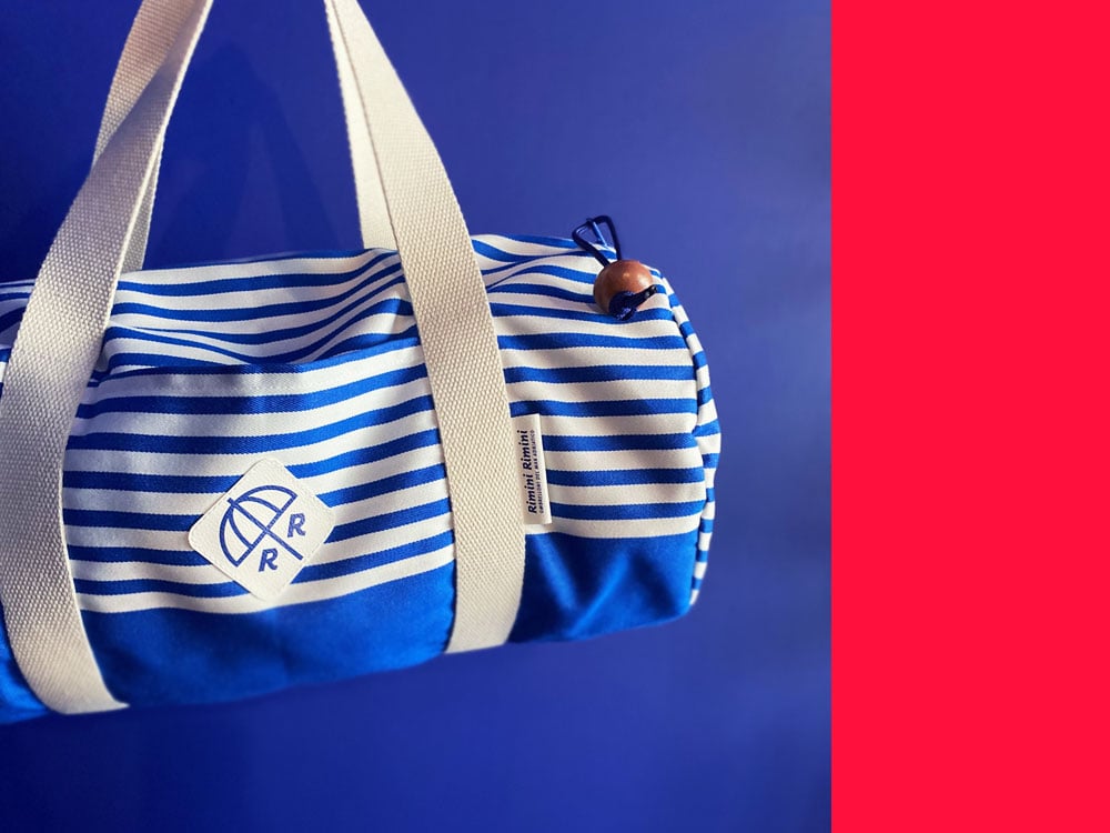 Image of TASCHE Marebello Stripes Blue / White