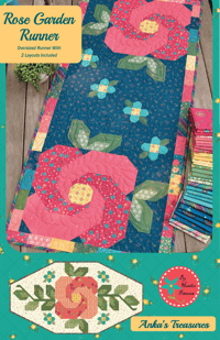 Image 1 of Rose Garden Runner Paper Pattern