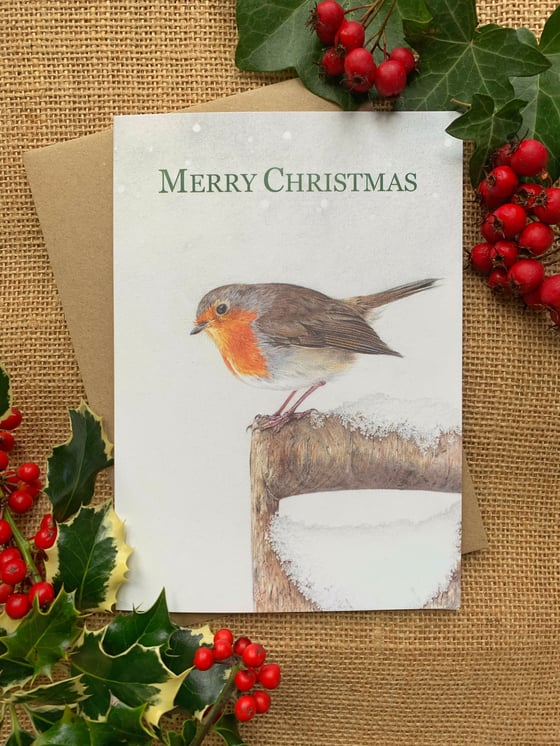 Image of 'Winter Robin' Christmas Card