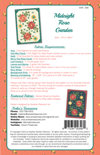 Image 5 of Midnight Rose Garden PDF Pattern