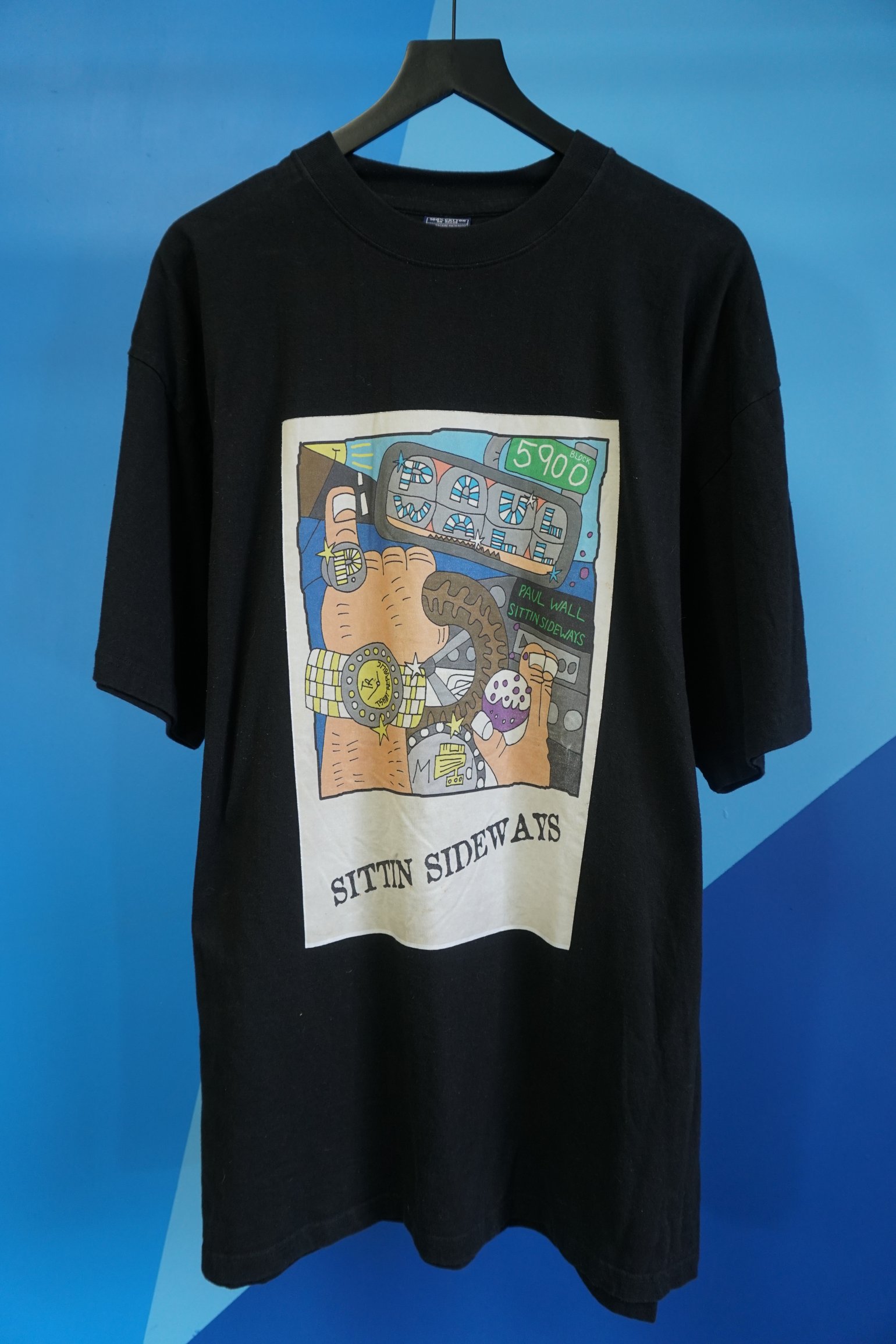 Image of (XXL) Paul Wall Sittin' Sideways T-Shirt