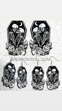 Skull lovers earrings 