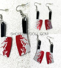 Butcher bloody earrings 