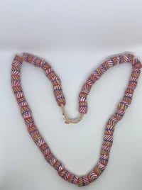 Image 2 of Multi-Colored Trade Beads Necklace