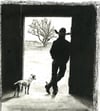 Days End - Charcoal on White Paper - 9x12