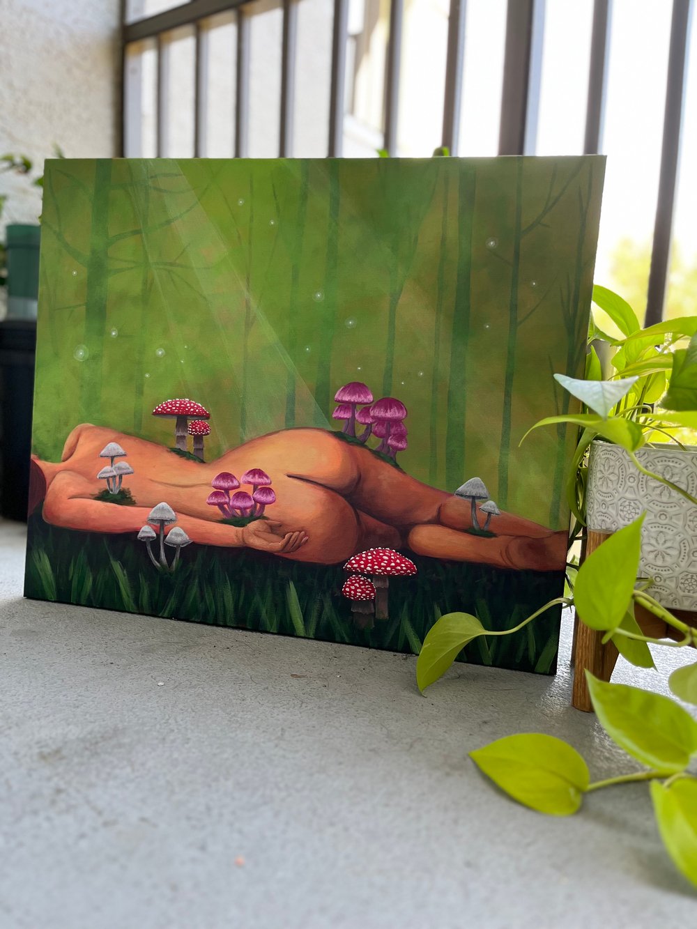 Image of “Back to the Earth” Original Acrylic Painting