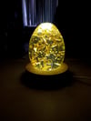 Real Gold Leaf Nightlight Resin Egg