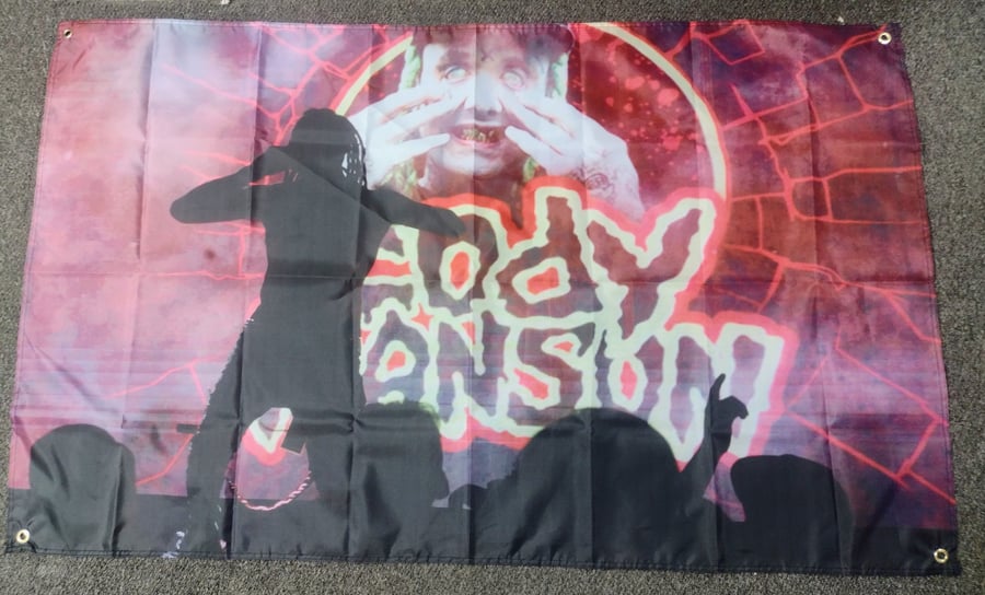 Image of CODY MANSON: CM SILHOUETTE Flag