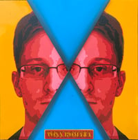 Image 2 of "Shadow Surveillance" - Edward Snowden Original Painting