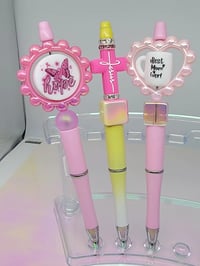 Image 3 of Custom made beaded pens #6