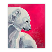 Image 1 of GLORIA original #kbpolarbear painting