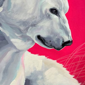 Image of GLORIA original #kbpolarbear painting