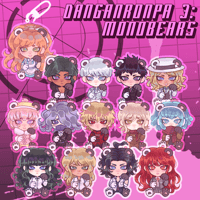 Monobear Danganronpa DR3 + DR0 Charms (PREORDERS)