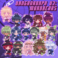 Monobear Danganronpa V3 Charms (PREORDERS)