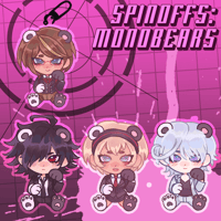 Monobear Danganronpa Spinoff Charms (PREORDERS)