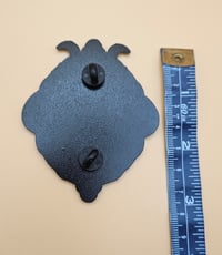 Image 4 of Hellcat large 3" enamel art pin