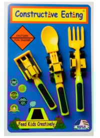 Image 1 of Constructive Eating 3 pc Cutlery Set
