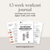 100 Day Body Transformation Kpop Fitness Journal