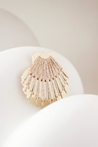 Image 1 of COQUILLAGE // SHELL - BROCHE // BROOCH - XL 