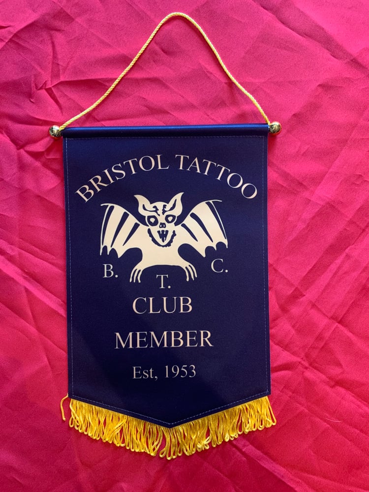 Image of Bristol tattoo club members flag 