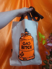 Image 4 of Gas Bitch Heavy Duty Tote Bag 