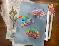 Image 2 of Golden moths sticker set