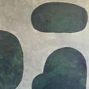 Image of 'Evergreen,' Large Abstract Painting-Sandhills Studios