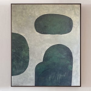 Image of 'Evergreen,' Large Abstract Painting-Sandhills Studios