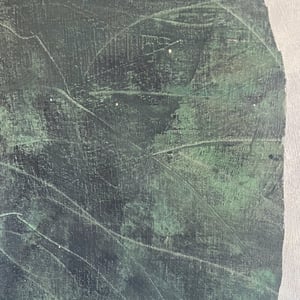 Image of 'Evergreen,' Large Abstract Painting-Sandhills Studios