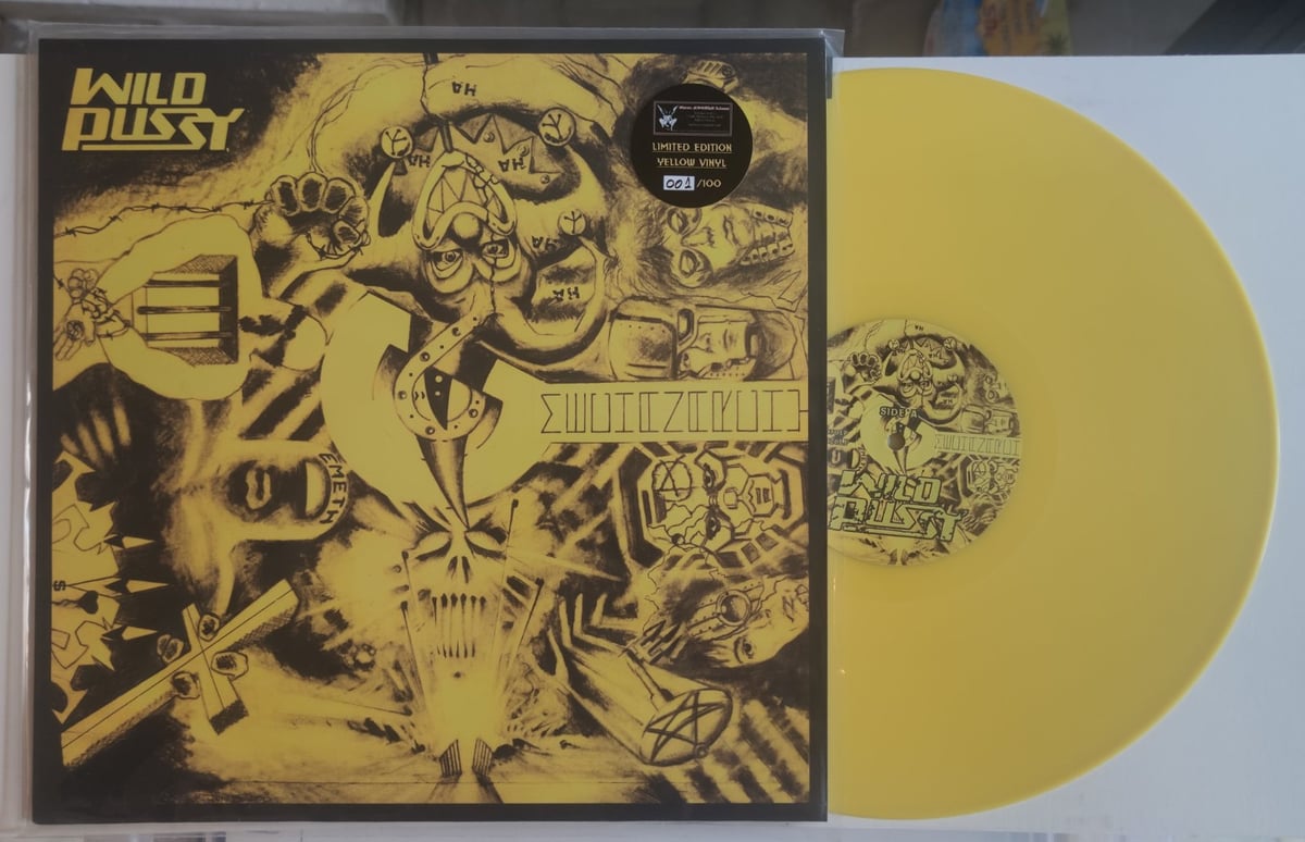 Image of Wild Pussy - Mechanarchy Lp Yellow VINYL Limited to 100 copies (available here 80)