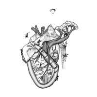 Image 2 of Follow your heart - print