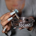 Too High Ashtray (Glass)