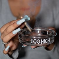 Image 3 of Too High Ashtray (Glass)