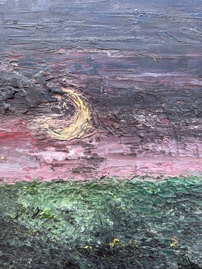  Original Oil Painitng: “Midnight Sky”