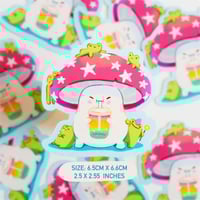 Image 2 of Mushroom Frogs Sticker