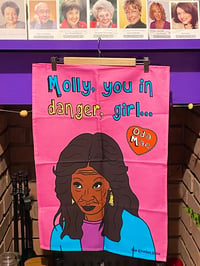 Oda Mae ‘Molly You In Danger Girl’ Teatowel