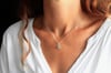 Collar Diamante negro incrustado