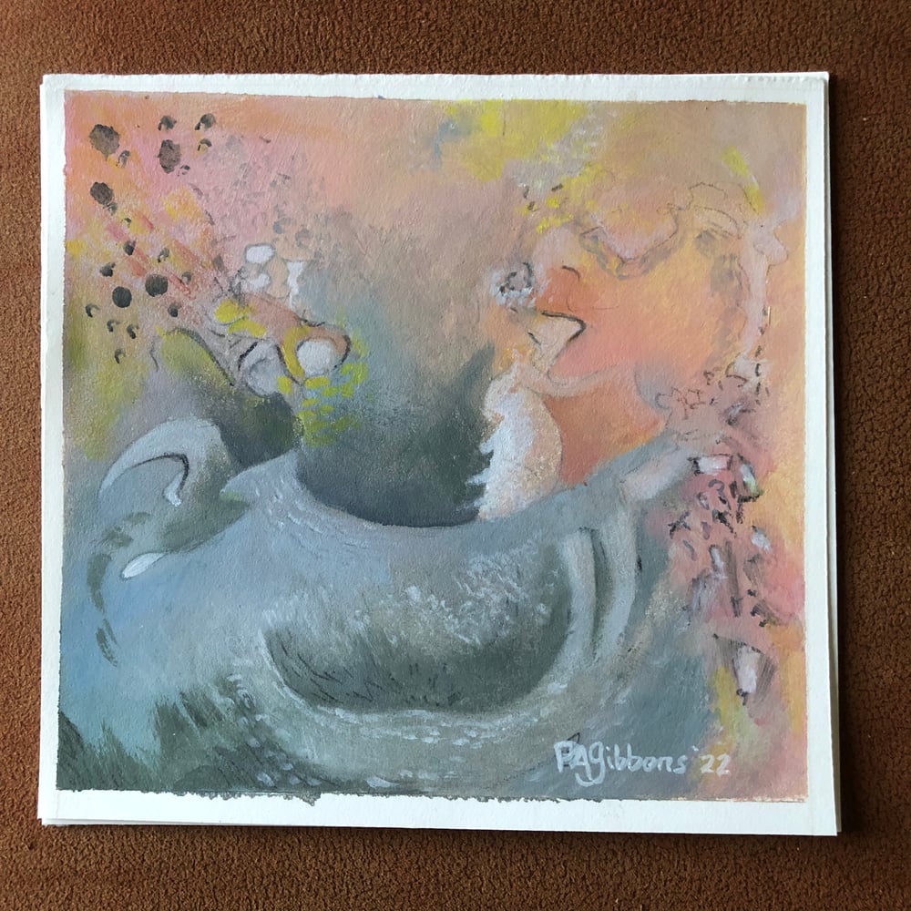 Image of DAWN COMES FOR THE DREAMER Acrylic and Graphite on Bristol Paper