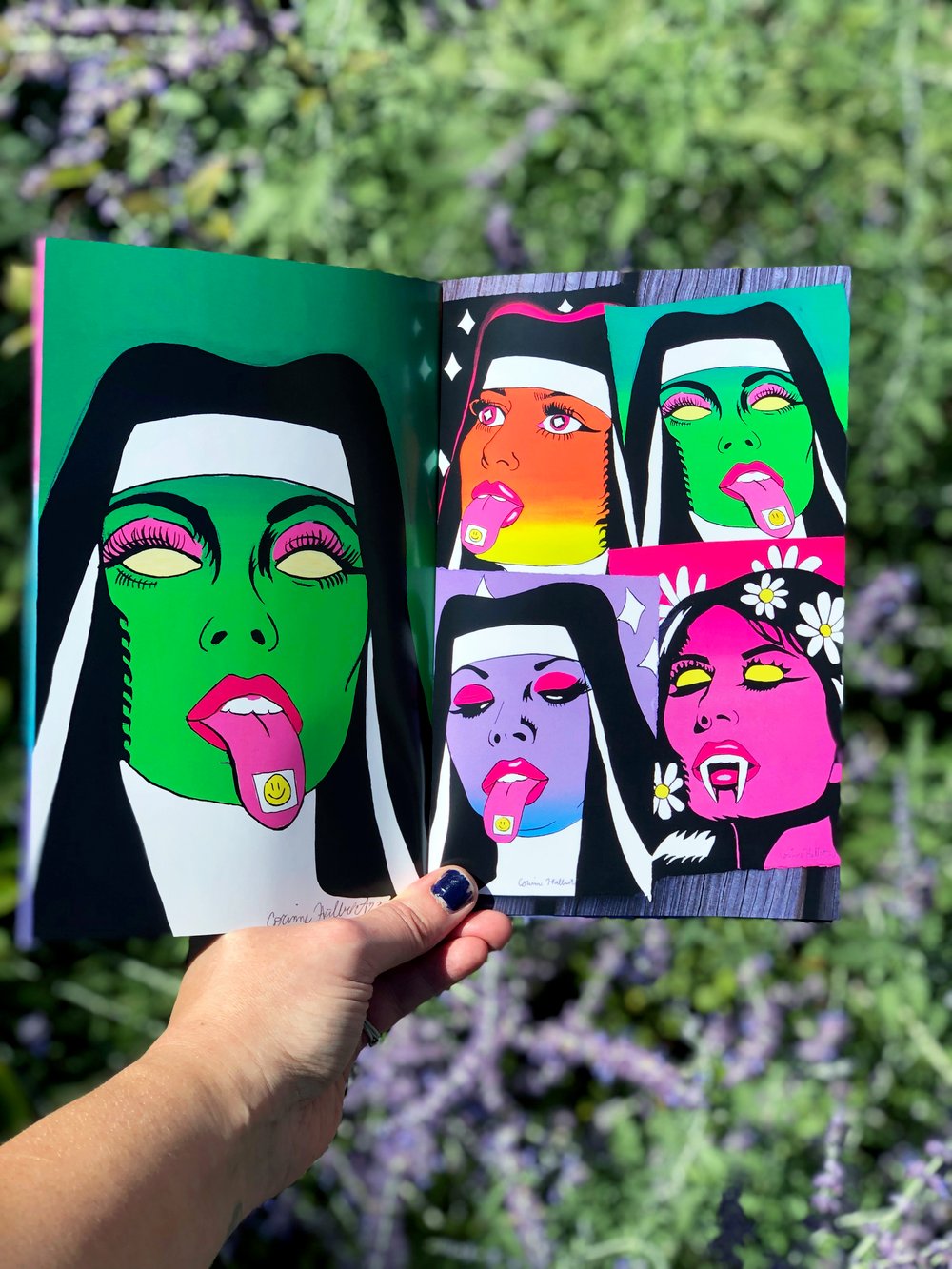 Acid Nun Painting Zine