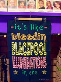 ‘Blackpool Illuminations’ Teatowel