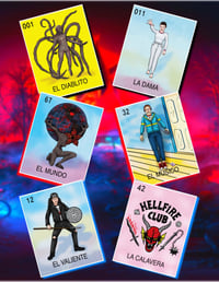 Estranger Lotería Things Sticker Pack