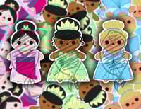 Muñecas Princesas Sticker Set