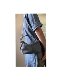 Image 2 of convertible leather crossbody + pouch 