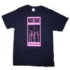 WAX TRAX! - T-Shirt / Classic Wire Logo (Pink)