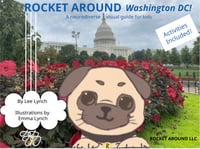 Story + activities -Rocket Around Washington DC (8.5 x 11; 12 activity pages)