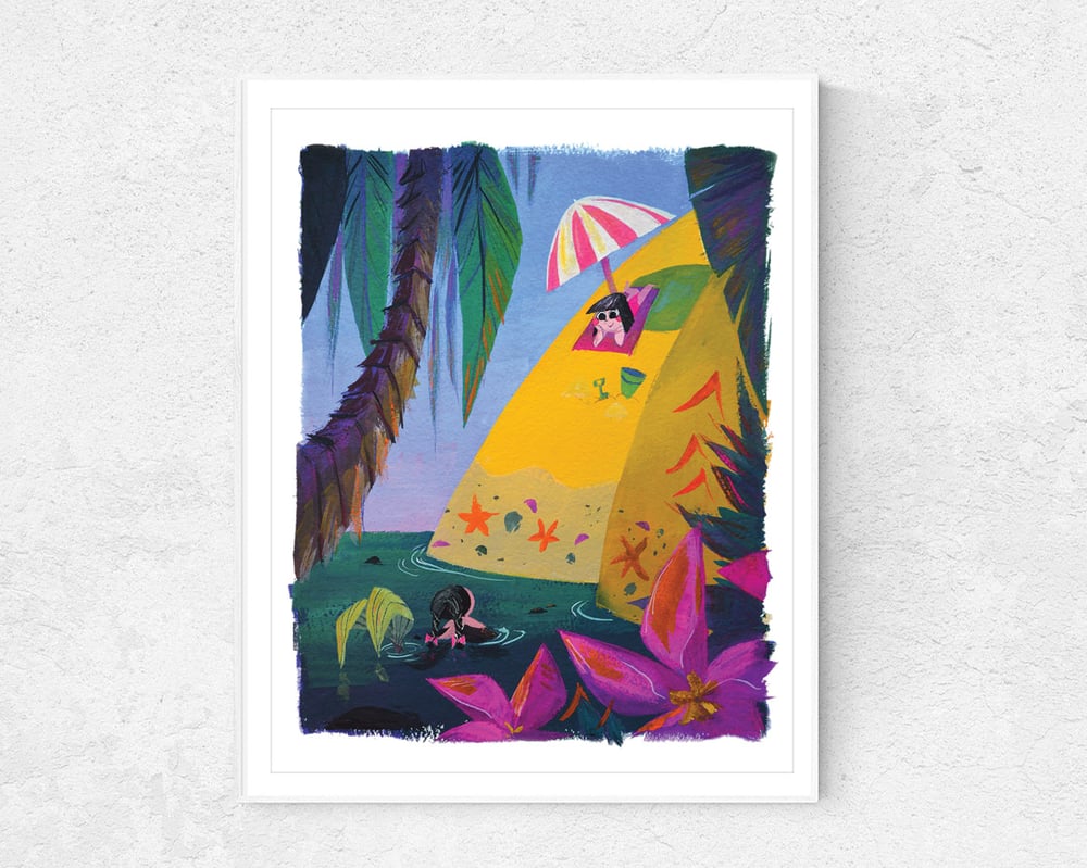 Image of Mermaid Lagoon Print - 8x10"