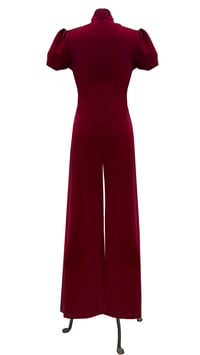 Image 2 of Biba Jumpsuit - Burgundy Velvet